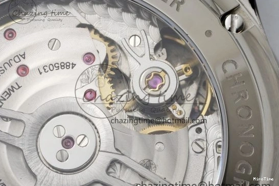 MIROTIME 0408 Portuguese Chrono IW3716 RSF 1:1 Best Edition Blue Dial on Black Leather Strap A RelaxedFit 7045